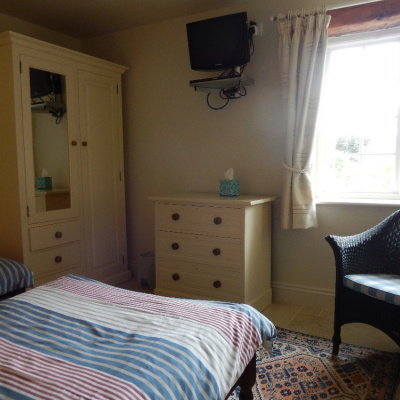 Second Bedroom with garden views