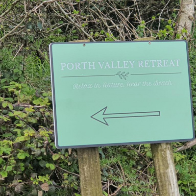 The sign to look out for down the farm lane