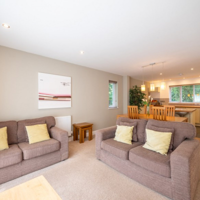 Large open plan living space