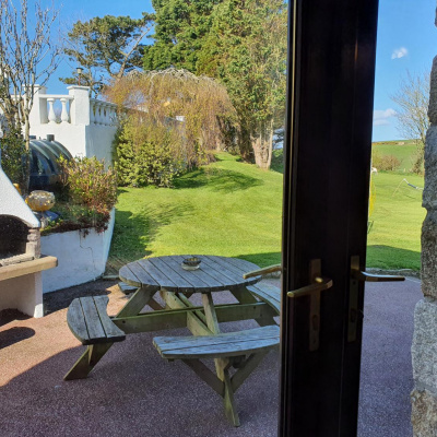 Patio doors to garden