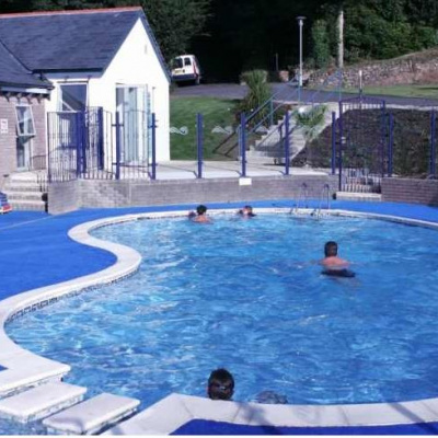 View of the outdoor pool