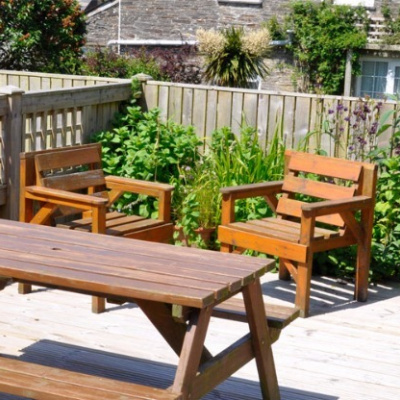 Decked garden