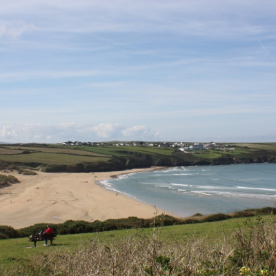 Award winning Crantock beach