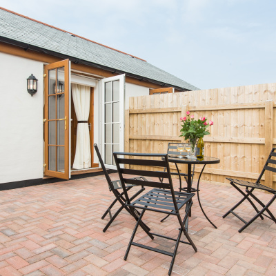 Private Patio - The Stable Barn