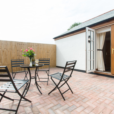 Private Patio - The Stable Barn