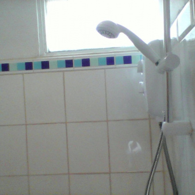 Shower in shed - disabled access