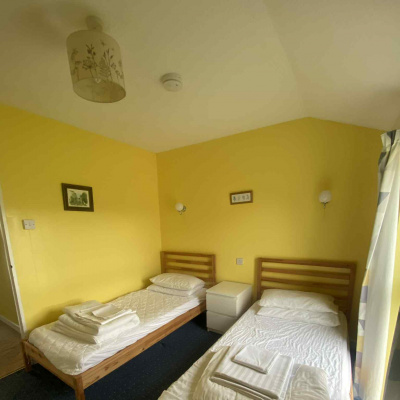 Upstairs twin bedroom