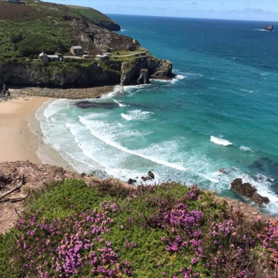 Trevaunance Cove - just five minutes away.