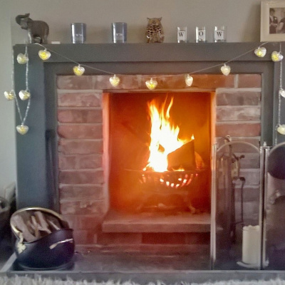 Cozy fire