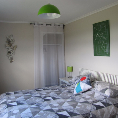 The master bedroom