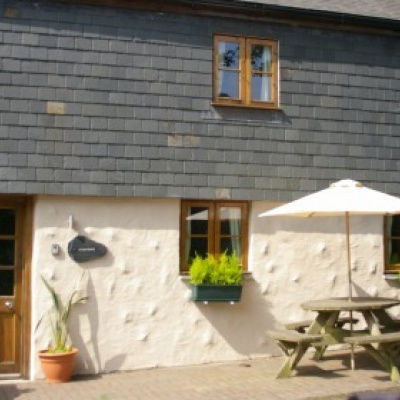 Front of the cottage