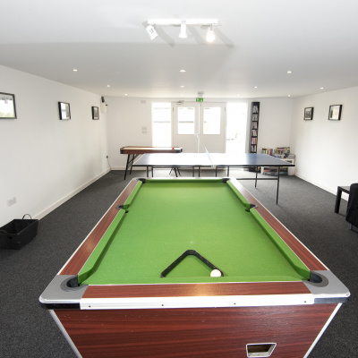 Shared games room