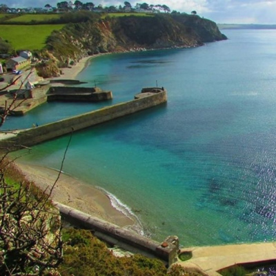 Charlestown, view from the cliff path,ten mins walk from house