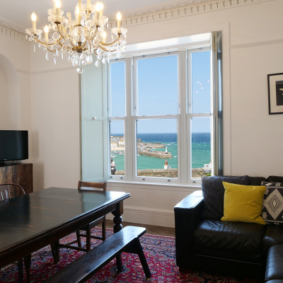 Dining room and lounge area