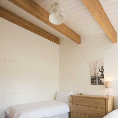 Comfortable twin bedroom