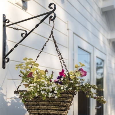Peaceful courtyard setting