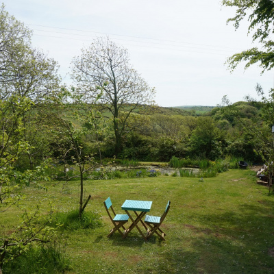 View down the valley