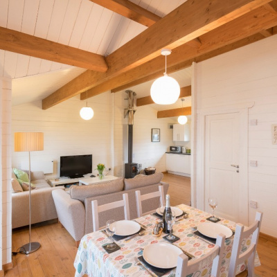 Open plan living area