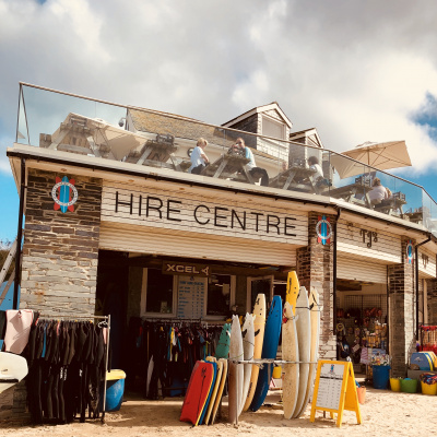 Local surfboard hire at TJ's