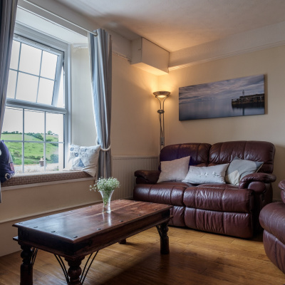 Relaxing seating area