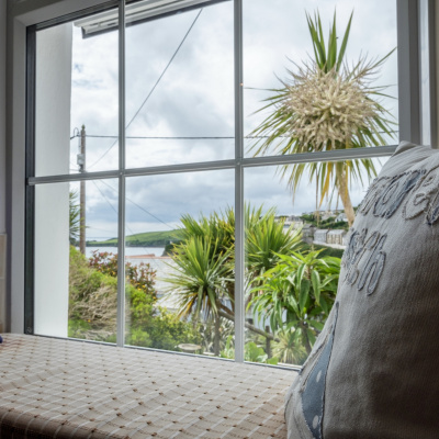 A window seat to watch the boats in the harbour
