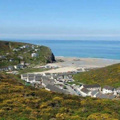 Porthtowan from above