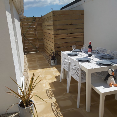 Outdoor Patio and Dining Area