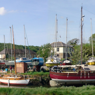 Gweek boatyard