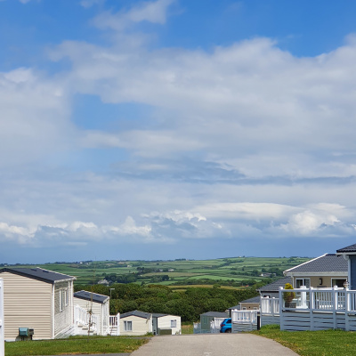 View down the road