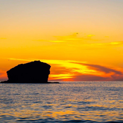 Sunset over Gull Rock