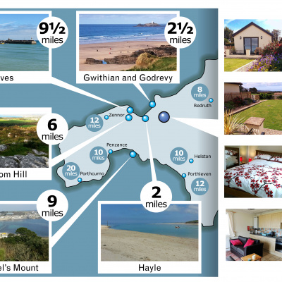Chy ryb Connerton is the perfect location as a base for visiting so many wonderful places in West Cornwall.