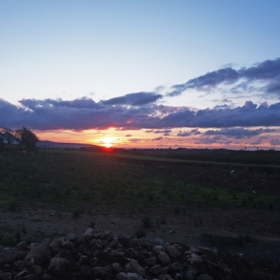 Sunset from the annexe