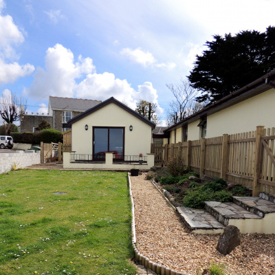 Annexe and garden