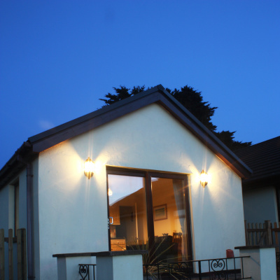 Annexe at twilight