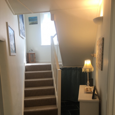 Stairs to master bedroom