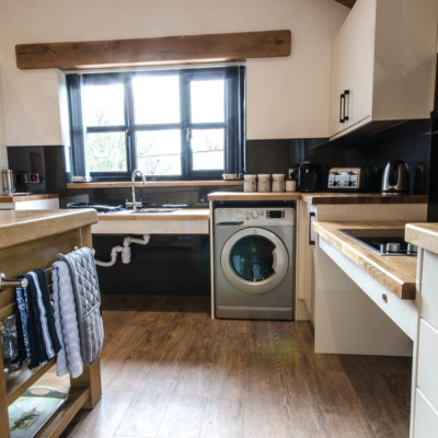 Hob and sink can be lowered or raised