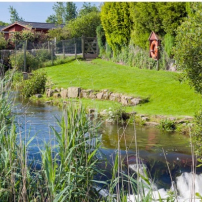Countryside views at the holiday park