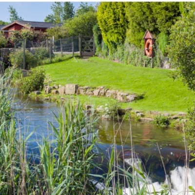 Countryside views at the holiday park