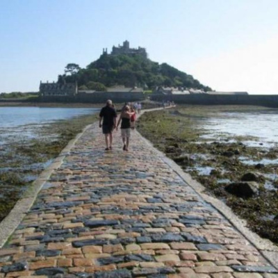 St Michael's Mount brick road