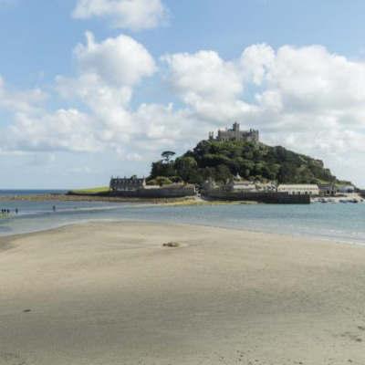 St Michael's Mount sandy beach