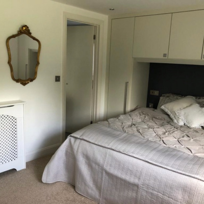 Master bedroom with door to en suite