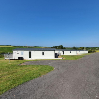 The Road to access the Lodges