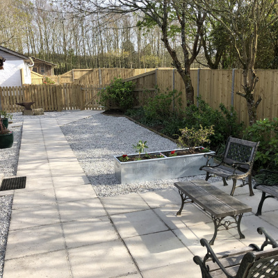 Patio and Seating Area