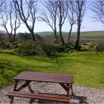 Al fresco dining in your own enclosed garden