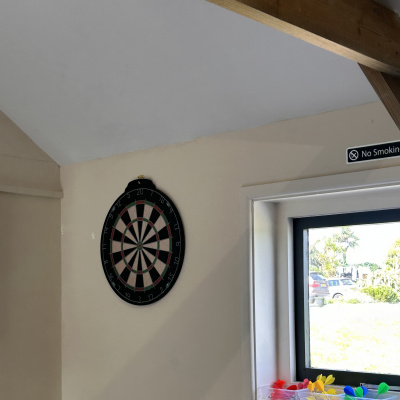 Games room magnetic darts