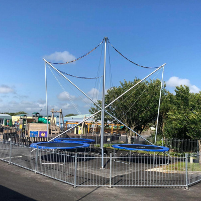 Bungee trampolines onsite