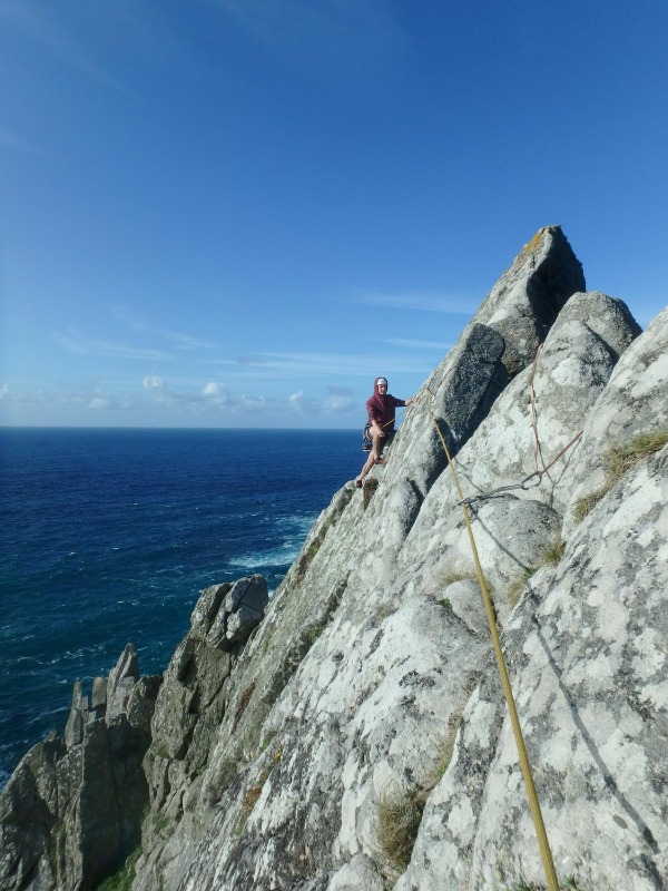 Cornwall coastline at golden hour